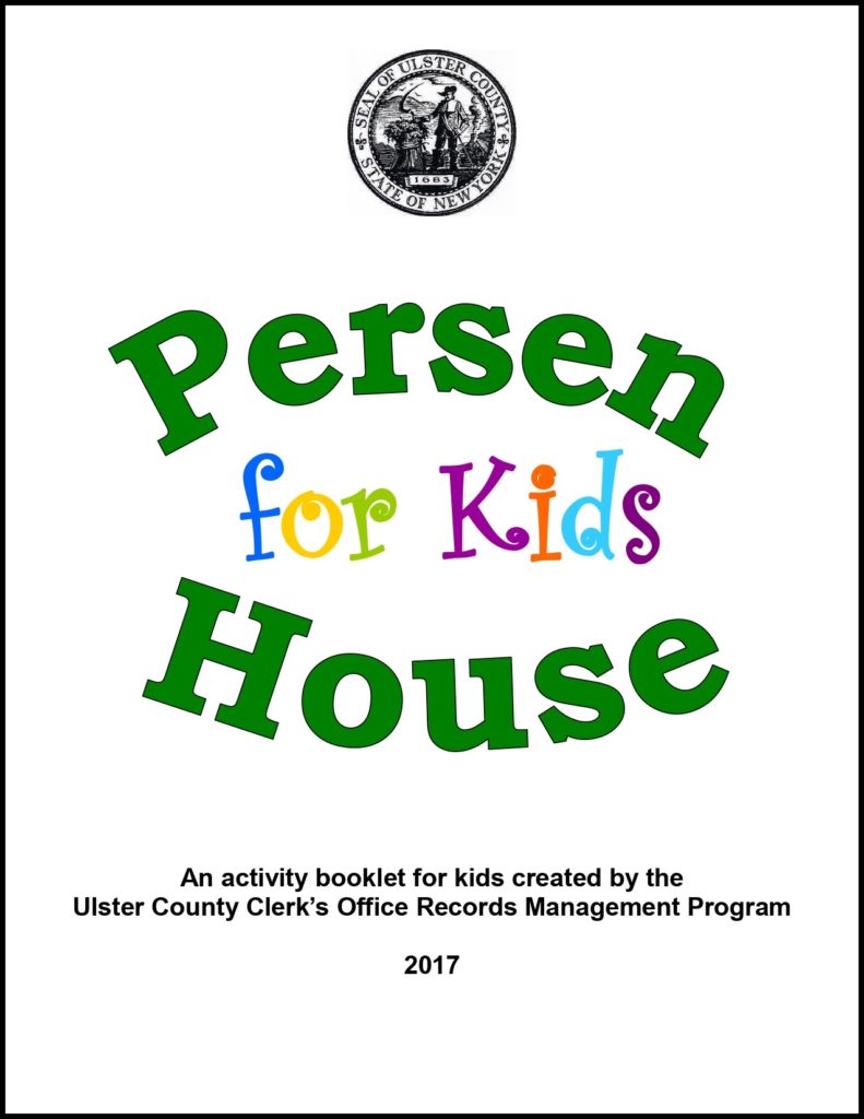 Persen House Activity Book with Border