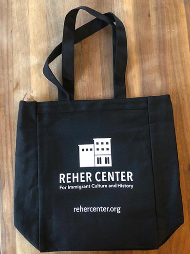 Reher Center Tote Bag - front