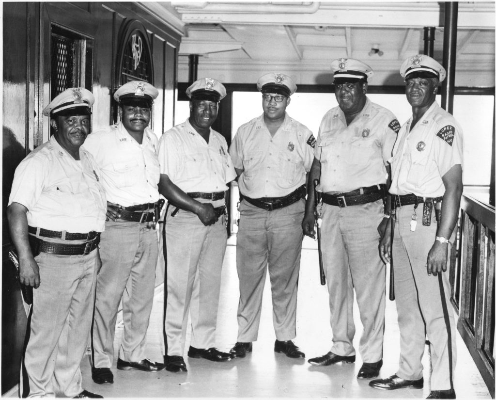 Members of the Lopez Radio Patrol, Hudson River Day Line security guards